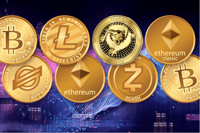 some popular cryptocurrency image